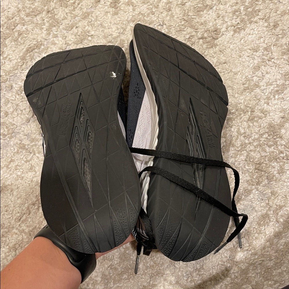 Hoka One One Sneaker Carbon X Size 7 Athletic Running Shoes - Picture 7 of 9